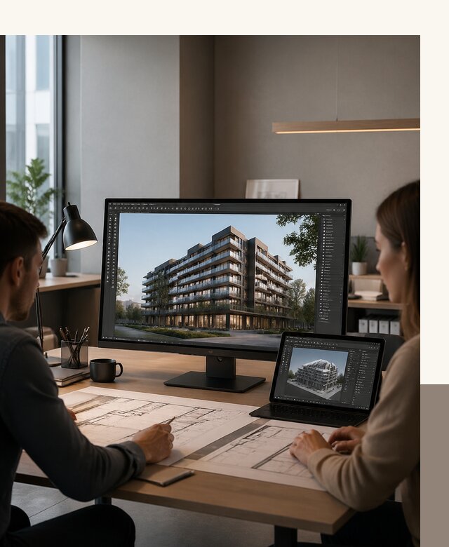 3D визуализация архитектуры и объектов строительства в Геленджике